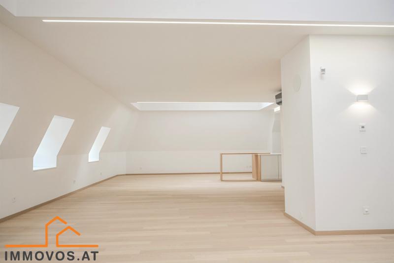 75 m2 Wohnraum mit Blick zur Küche