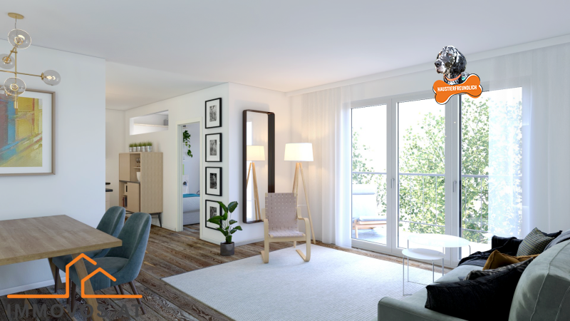 Modern renovierte 3 Zimmerwohnung mit S&#252;dloggia beim Rudolfinerhaus: Virtueller Rundgang !