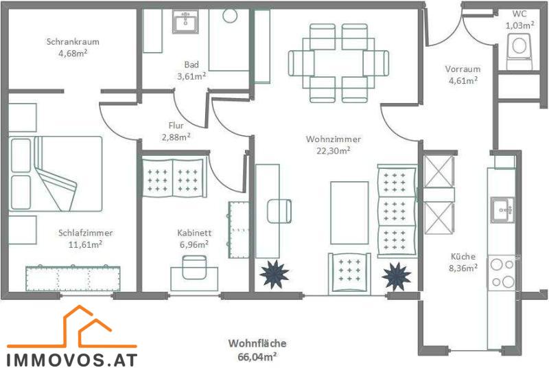 ++ NEU ++ HOCHWERTIGER ERSTBEZUG MIT SMARTEM GRUNDRISS // MODERNE 3-ZIMMER-WOHNUNG IN WIEN-FAVORITEN // IDEALE INFRASTRUKTUR /  / 1100 Wien 10.,Favoriten / Bild 6