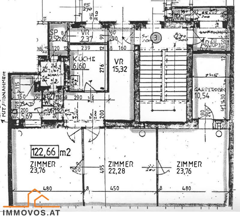 ALTBAUWOHNUNG  in WOHNSTRASSE mit PARK vor der HAUST&#220;RE /  / 1120 Wien 12.,Meidling / Bild 1