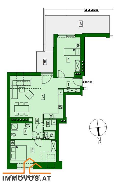 *** hofseitige TERRASSE - 3 ZIMMER - DG - ERSTBEZUG *** /  / 1100 Wien 10.,Favoriten / Bild 9