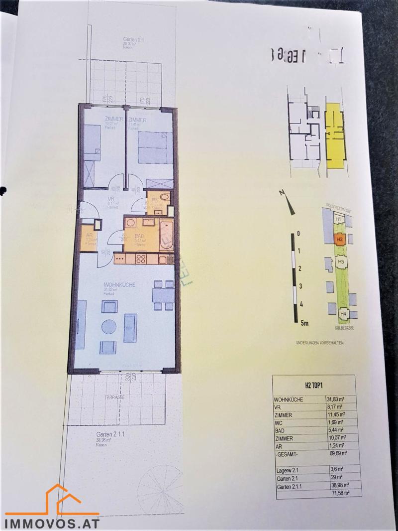 * NEUBAU * Wohnen in der NATUR, dennoch NAHE der STADT * 3-ZIMMER + 2 TERRASSEN + 2 G&#196;RTEN + PKW-ABSTELLPLATZ * /  / 1230 Wien 23.,Liesing / Bild 6