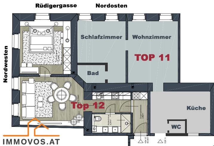 ALTBAUWOHNUNG N&#228;he NASCHMARKT /  / 1050 Wien 5.,Margareten / Bild 9
