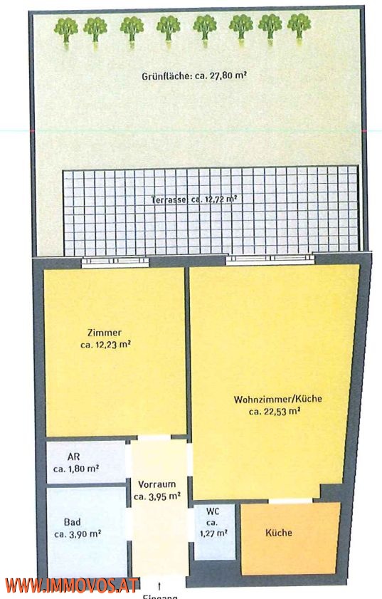 SOFORTBEZUG mit Terrasse, Eigengarten und Garagenplatz, VOLLM&#214;BLIERTE SPITZENNEUBAUWOHNUNG /  / 1050 Wien 5.,Margareten / Bild 5