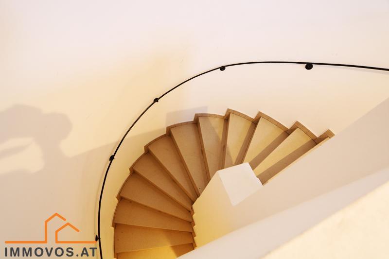 Stiegenspindel typisch für das Biedermeier