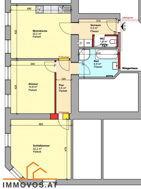 * ERSTBEZUG nach SANIERUNG ECKWOHNUNG * /  / 1170 Wien 17.,Hernals / Bild 3