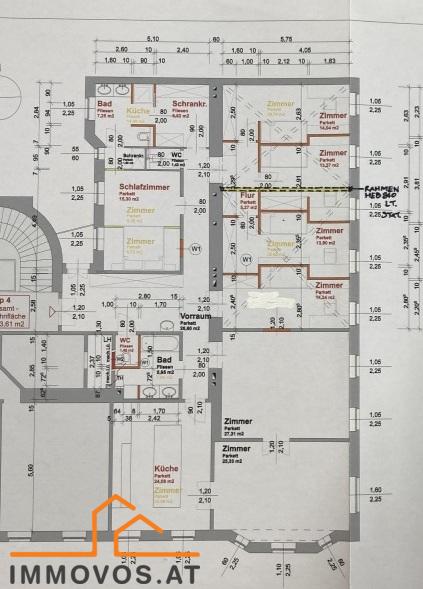 MODERNISIERTE GROSSB&#220;RGERLICHE ALTBAUWOHNUNG IN ST&#196;DTISCHER BESTLAGE /  / 1020 Wien 2.,Leopoldstadt / Bild 6