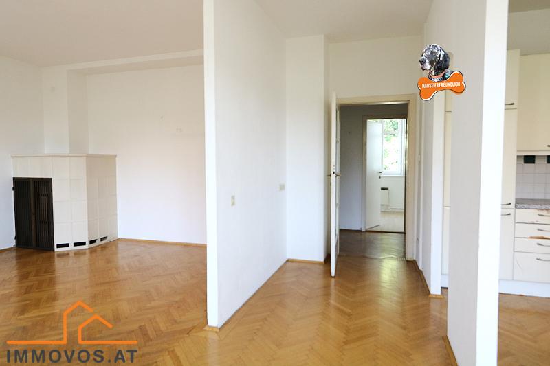 Der Wohnbereich wäre ab/trennbar.