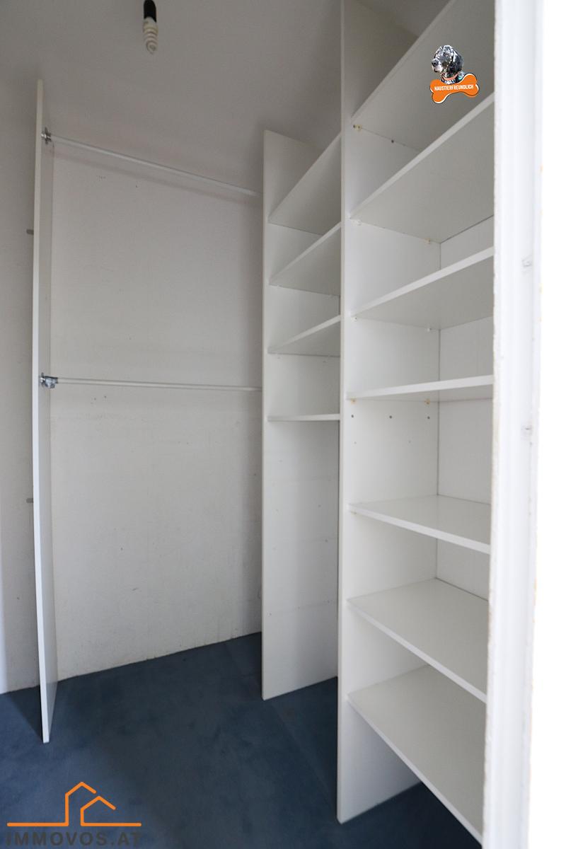 Schrankraum vorhanden