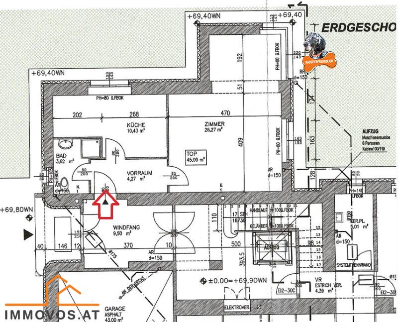 Auszug aus dem Bestandsplan