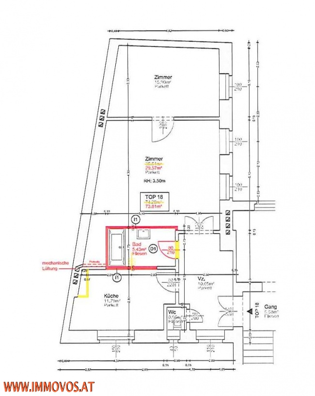 NÄHE GRÜNER PRATER / JESUITENWIESE, WU, SFU: RUHIGE GELEGENE SANIERTE STILWOHNUNG / / 1020 Wien 2.,Leopoldstadt / Bild 0