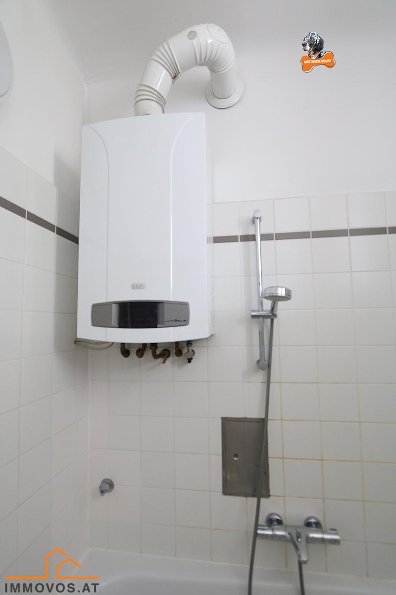 Gas-Kombi-Therme im Bad