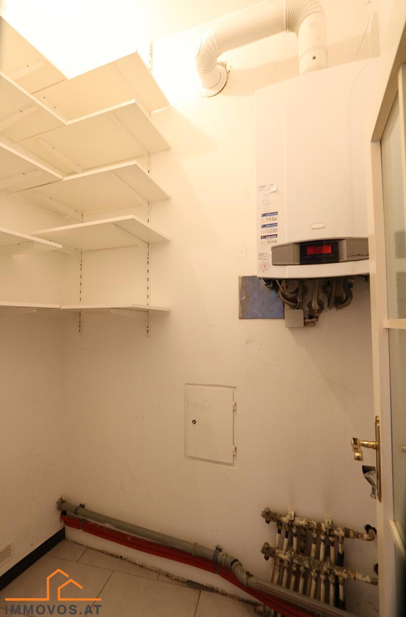Abstellraum mit Gas-Therme