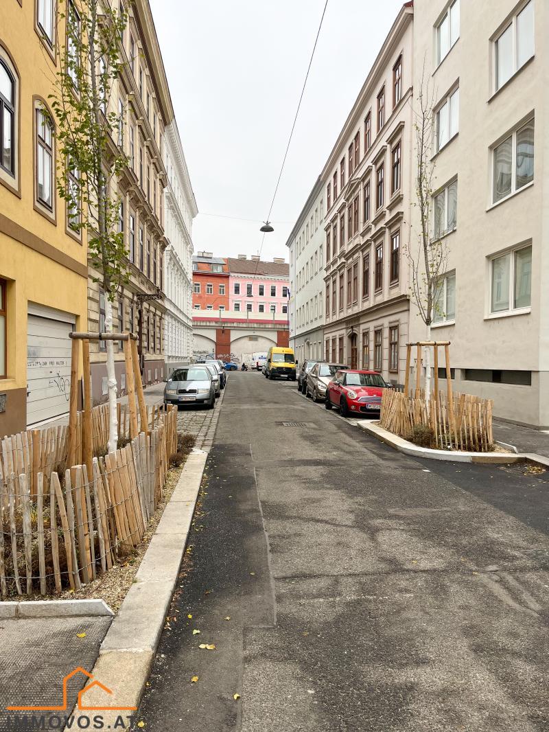 Blick Wohnhausanlage