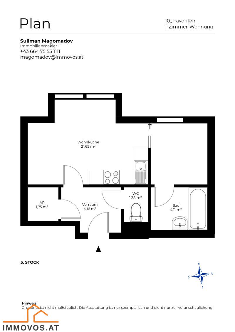 *** Top Garconniere+Garagen-Option,  ideal fuer Pendler:innen*** /  / 1100&nbsp;Wien 10.,Favoriten / Bild 2