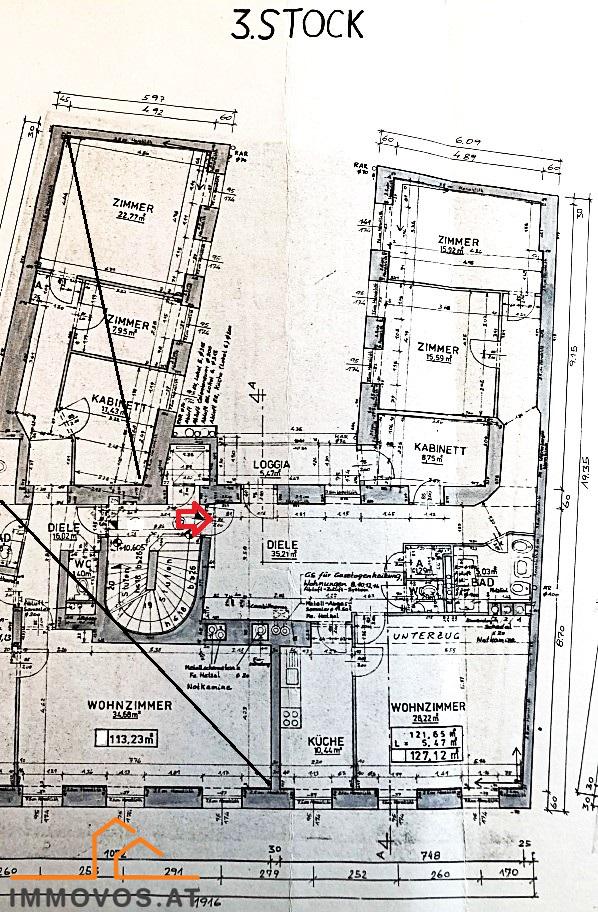 Nähe Bernhardgasse: 4 Zimmer-Altbauwohnung mit Loggia-Balkon in Biedermeierhaus mit barrierefrei erreichbarem Lift /  / 1070&nbsp;Wien 7.,Neubau / Bild 5