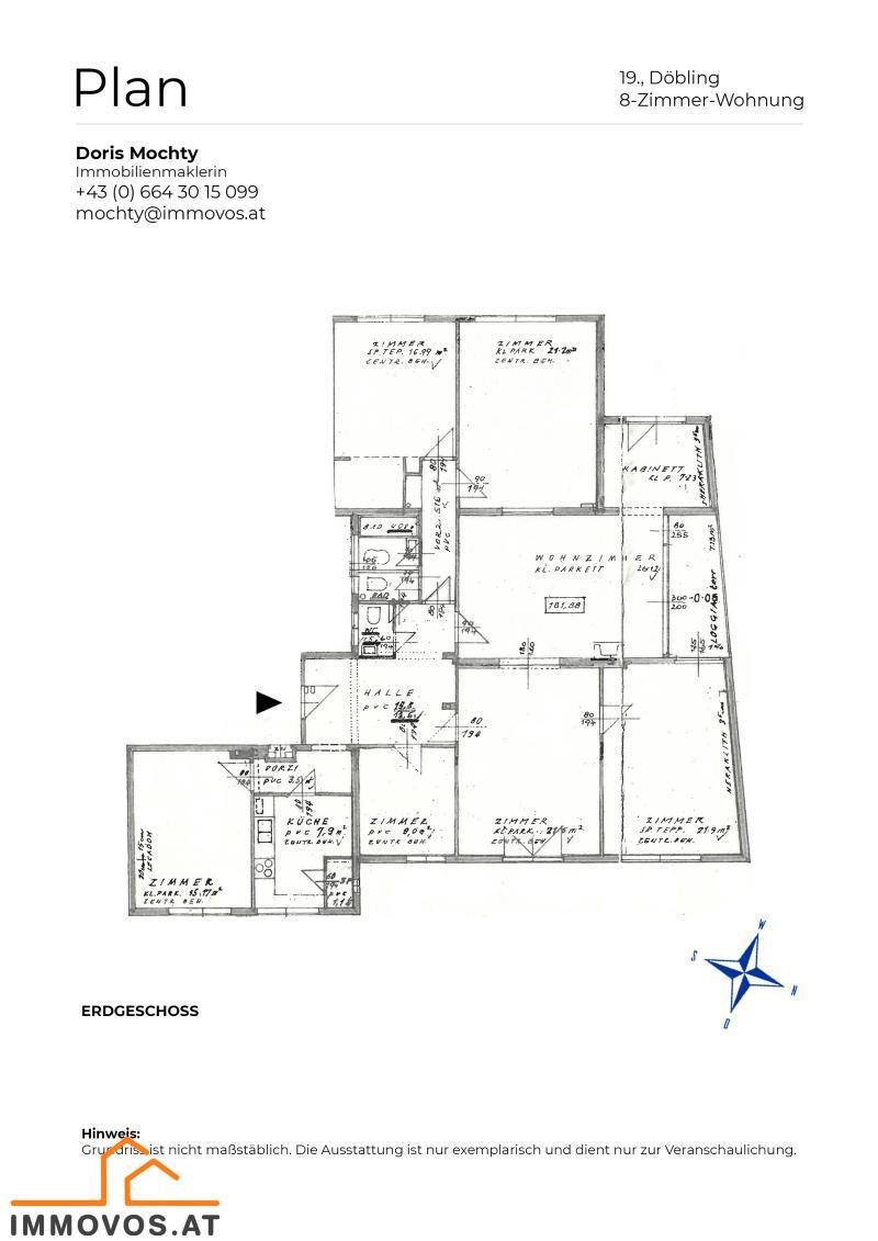 SIEVERINGER BESTLAGE - MEHR RAUM ZUM LEBEN: GROßZÜGIGE WOHNUNG MIT LOGGIA & 2 GARAGENPLÄTZEN /  / 1190&nbsp;Wien 19.,D�bling / Bild 11