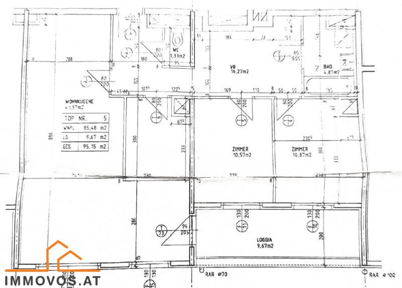 Loggia+Drei Zimmer Wohnung  /  / 1200&nbsp;Wien 20.,Brigittenau / Bild 8