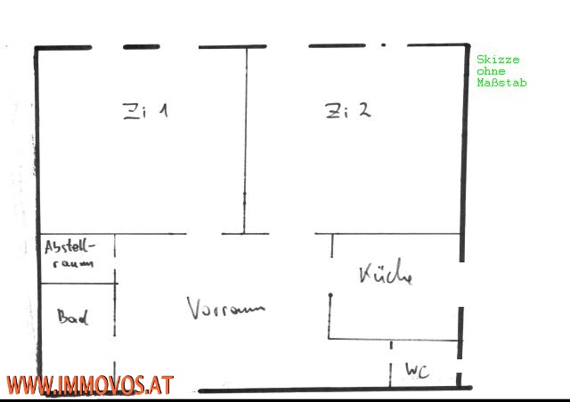 D. Grundriss: nicht maßstabsgetreue Skizze