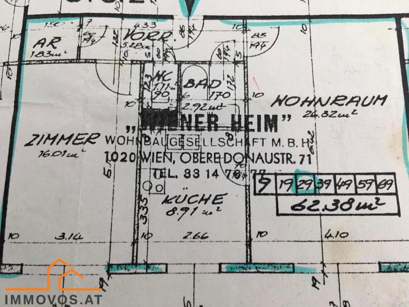 HELLE 2-ZIMMER-NEUBAUWOHNUNG AM SACHSENPLATZ-PERFEKTE RAUMAUFTEILUNG & TOP-LAGE / / 1200 Wien 20.,Brigittenau / Bild 7