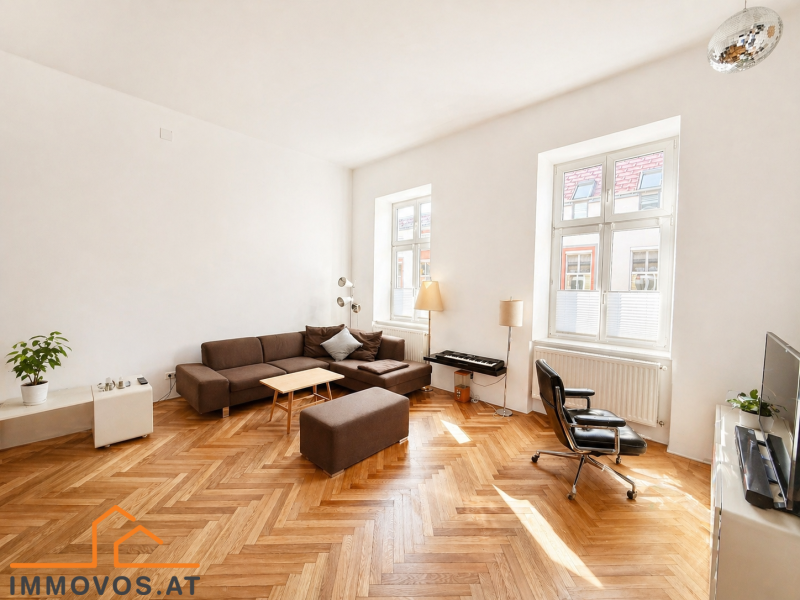 CHARMANTE ALTBAUWOHNUNG MIT BALKON ZUM GARTEN & ZUSÄTZLICHER SOUTERRAIN-EINHEIT