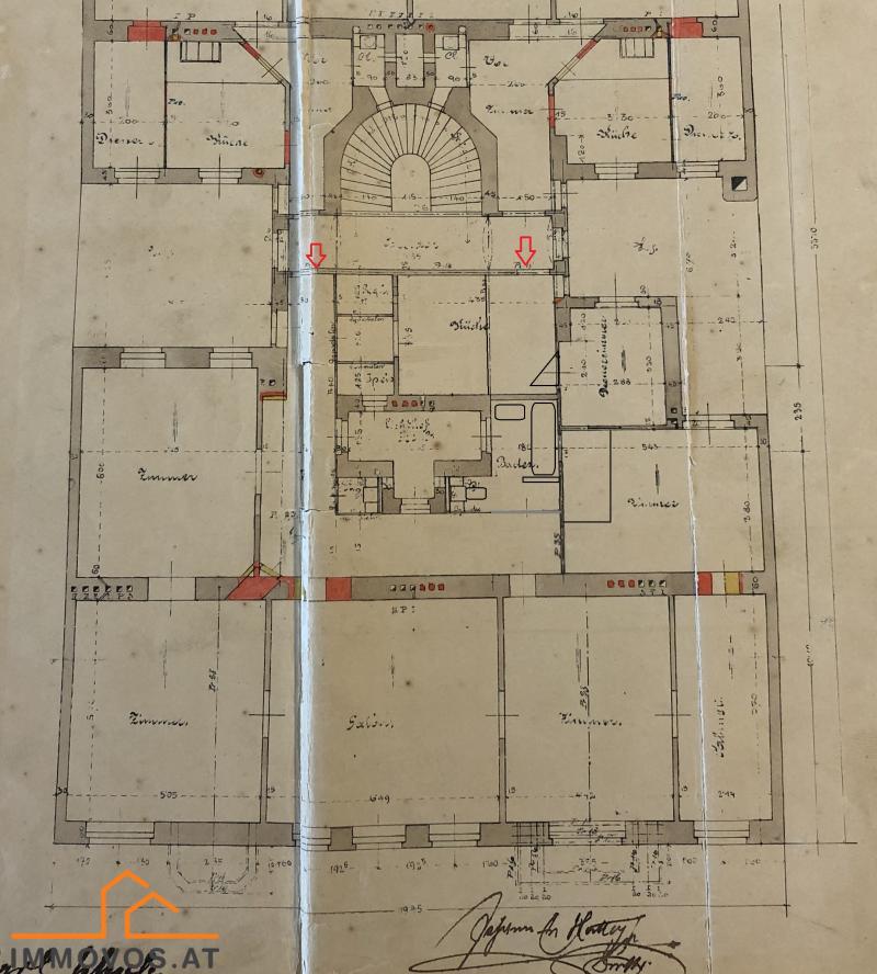 FÜR LIEBHABER DES KLASSISCHEN ALTBAUS - Sehr repräsentative 212 m2  in Gehdistanz zum 1. Bezirk - 2 Eingänge /  / 1060&nbsp;Wien 6.,Mariahilf / Bild 7