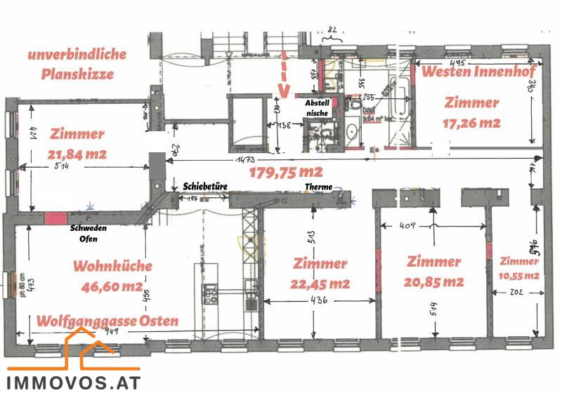 HERRSCHAFTLICHES WOHNEN: 180 M² ALTBAU-JUWEL MIT 6 ZIMMERN plus DOPPELGARAGE /  / 1120&nbsp;Wien 12.,Meidling / Bild 8