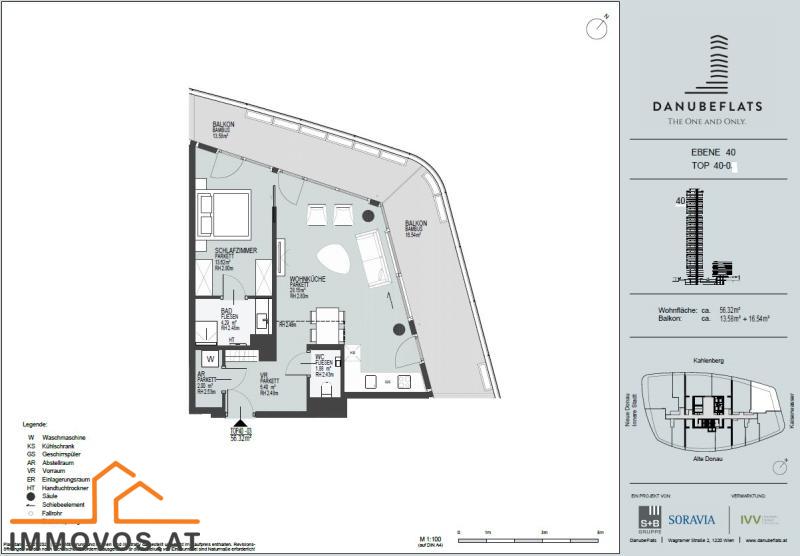 ATEMBERAUBENDER PANORAMABLICK | Exklusive Neubauwohnung in begehrter UNO-City-Nähe / / 1220 Wien 22.,Donaustadt / Bild 2