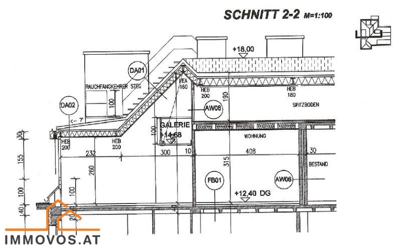 Kahlenbergblick -  Gersthofer Cottage: Dachgeschoss-Loft + Terrasse + 43 m2 Garage + barrierefreier Lift /  / 1180&nbsp;Wien 18.,W�hring / Bild 6