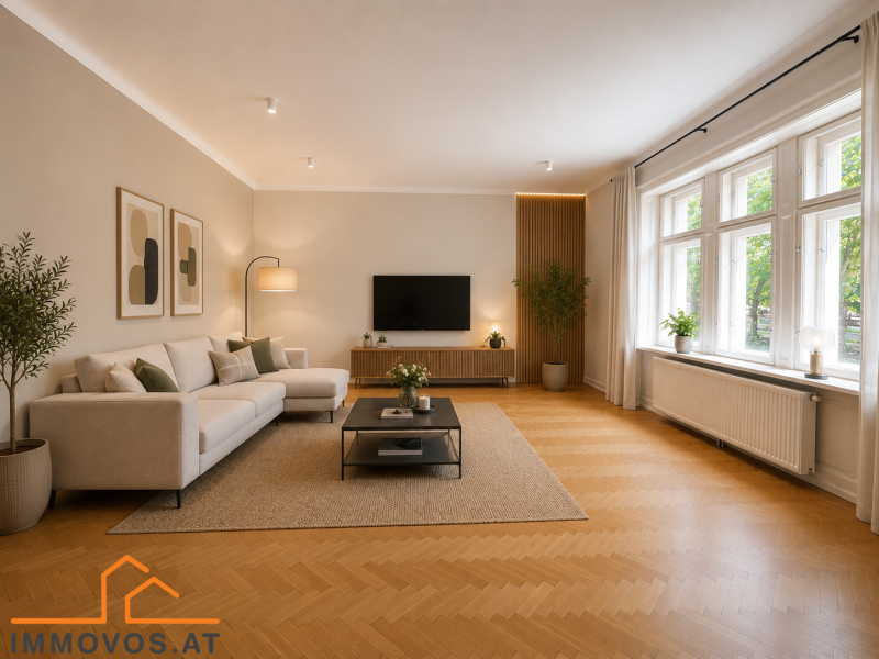 145 m² ALTBAUWOHNUNG IN HISTORISCHER VILLA MIT GEMEINSCHAFTSGARTEN UND TERRASSE