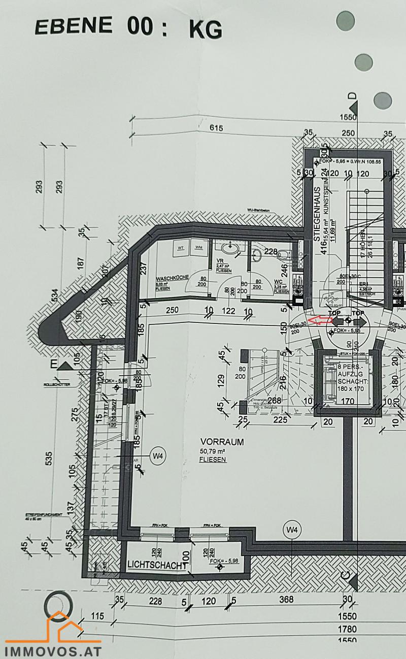 Planauszug der Ebene 1